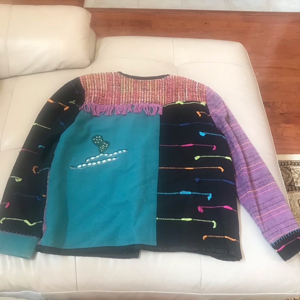 Julia Kin Rare Southwest Fall Design Jacket, Large - Picture 8 of 13